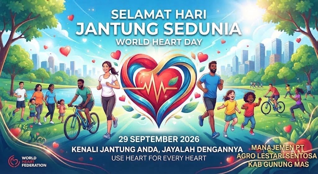 "Jantung Sehat, Produktivitas Meningkat: Manajemen PT Agro Lestari Sentosa Ajak Karyawan Wujudkan Komitmen Hidup Sehat di Hari Jantung Sedunia 2026"