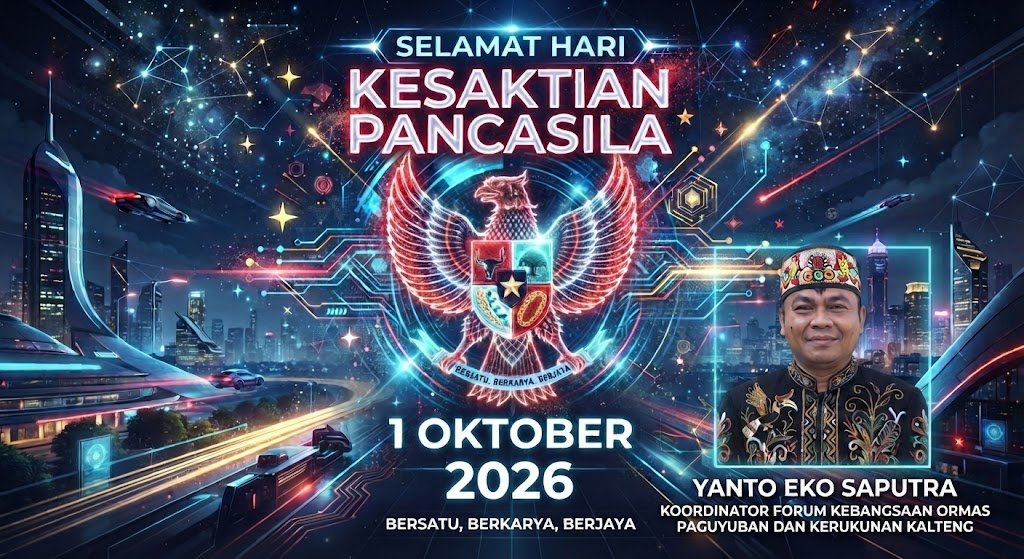 Mengukuhkan Fondasi Bangsa, Koordinator Forum Kebangsaan Kalteng Tegaskan Kesaktian Pancasila Adalah Harga Mati Penjaga Keutuhan NKRI!