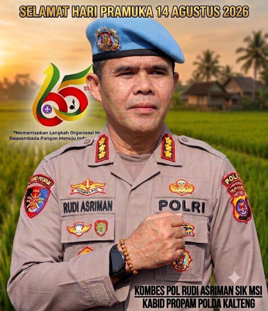 MAKNA MOMENTUM HARI PRAMUKA 14 AGUSTUS : Kombes Pol. Rudi Asriman: Pramuka Pilar Pembentukan Karakter dan Kemandirian Bangsa