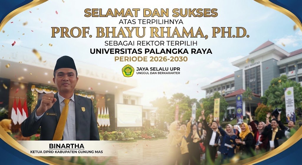 DPRD Gunung Mas Titipkan Harapan Besar, Dukung Rektor Baru UPR Cetak SDM Unggul dan Berdaya Saing