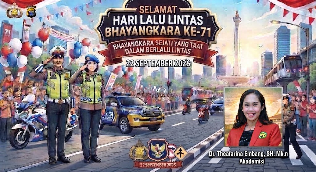 Momen Hari Lalu Lintas Bhayangkara ke-71, Dr. Theafarina Embang Dorong Peran Sosial Polri di Tengah Tantangan Karhutla Kalimantan Tengah