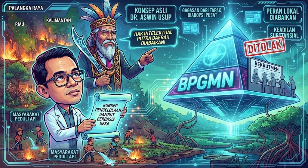 Gagasan Karhutla Berbasis Desa Masuk Kebijakan Nasional, MADN Pertanyakan Absennya Dr. Aswin Usup