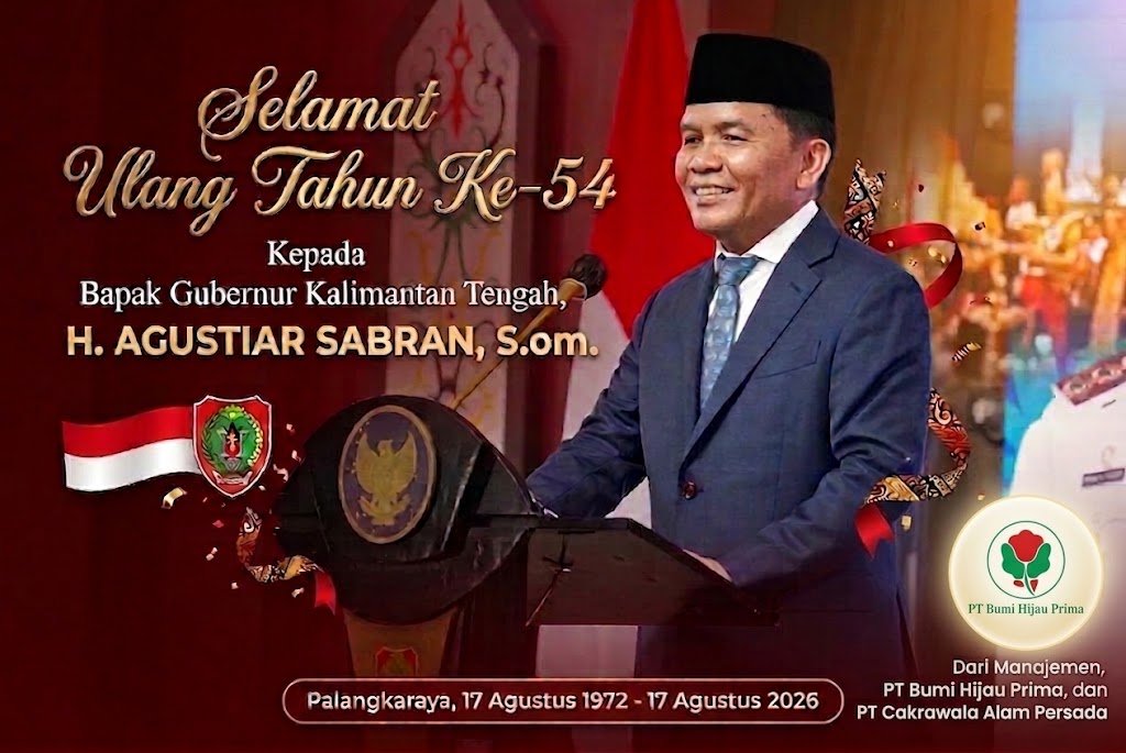 Manajemen PT BHP dan CAP Sampaikan Ucapan Ulang Tahun ke-54 untuk Gubernur Kalteng