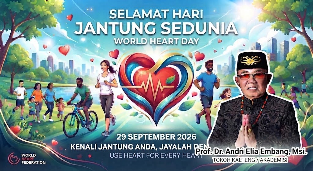 Menjaga Jantung di Tengah Dinamika Zaman: Pesona Hidup Sehat untuk Masa Depan Kalteng